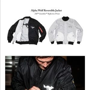 Alpha Industries x El Solitario bomber jacket. Reversible. Size M